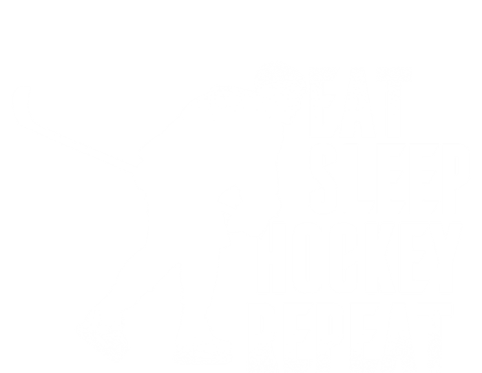 Eat Sleep Hockey Repeat Funny Ice Hockey Lover Gift Toddler Hoodie