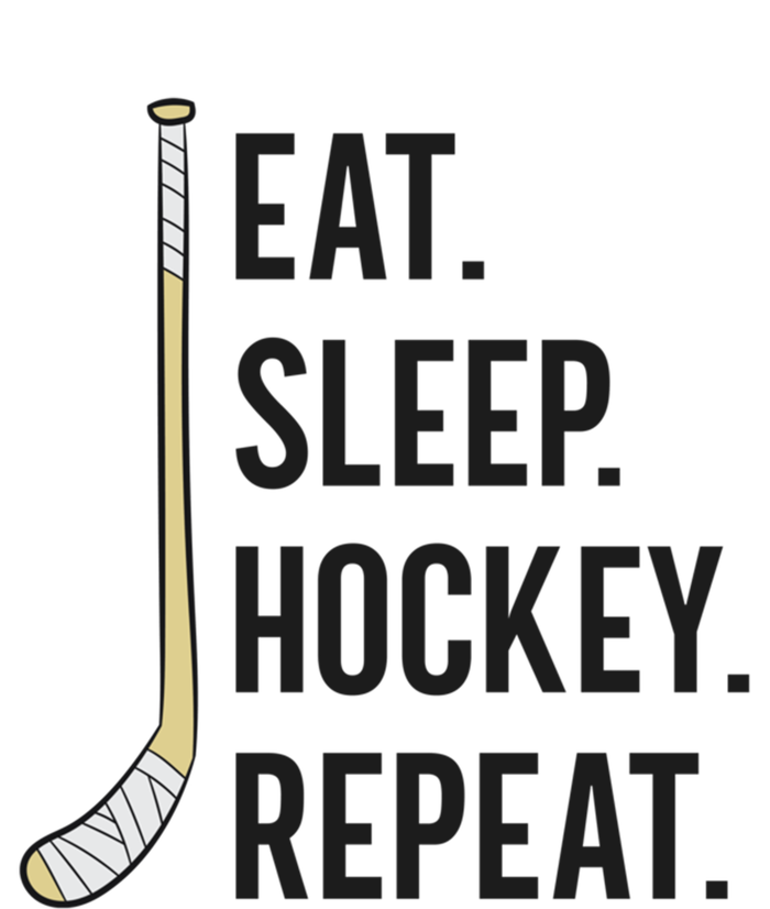 Eat Sleep Hockey Repeat Funny Ice Hockey Gift T-Shirt