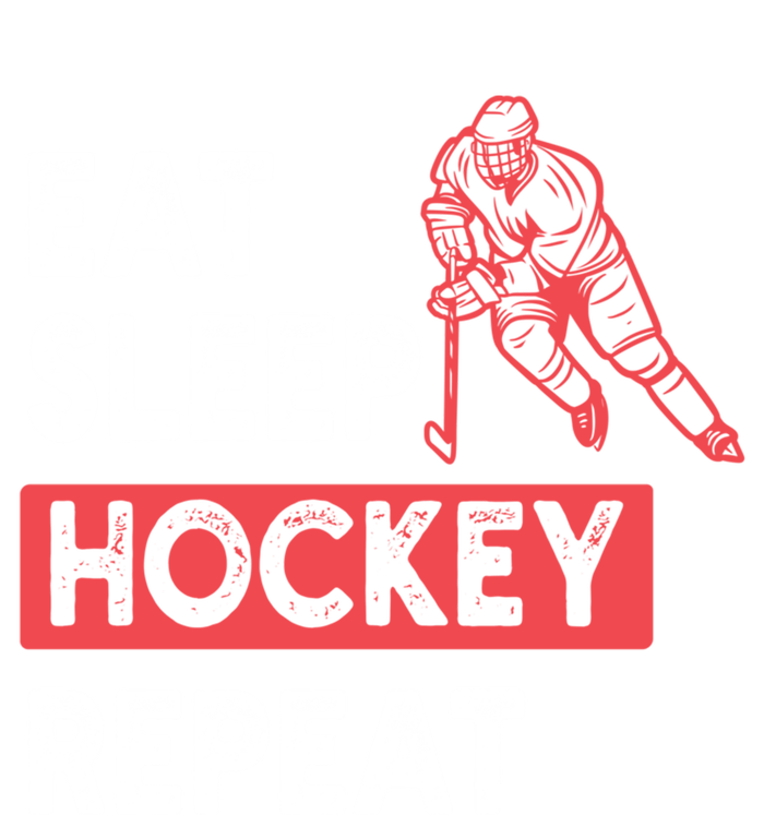 Eat Sleep Hockey Repeat Ice Hockey Lovers Joke Gift Meaningful Gift Full Zip Hoodie