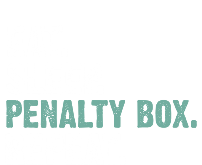 Eat Sleep Penalty Box Repeat Ice Hockey Funny Gift T-Shirt