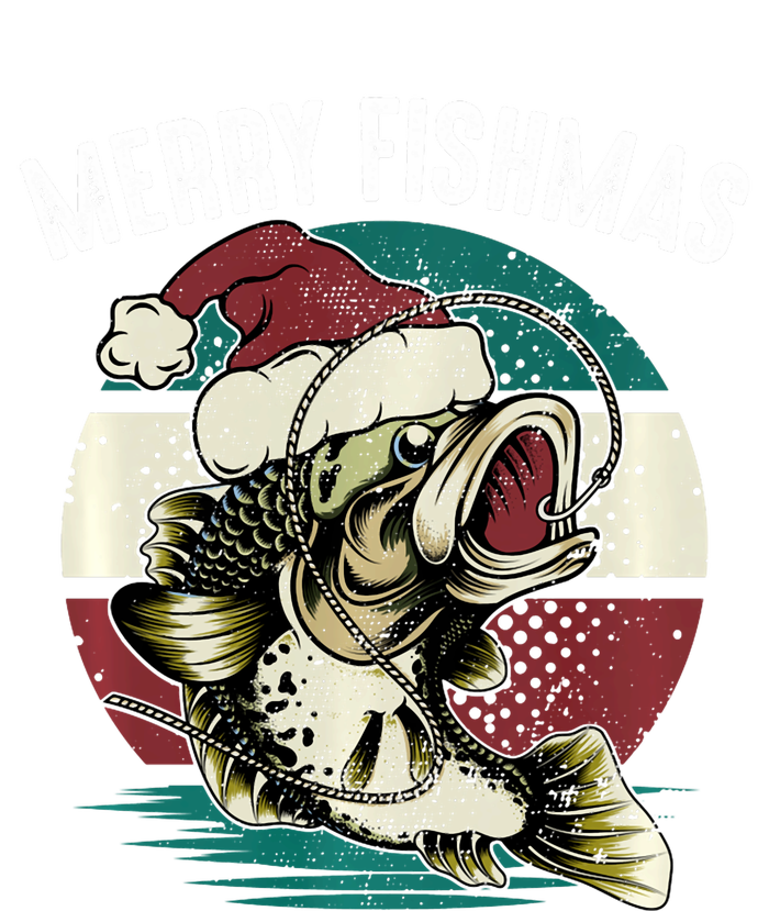 Merry Fishmas Funny Christmas Fishing Lover Fisherman Angler Valucap Bio-Washed Visor