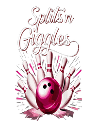 Funny Splits N Giggles Bowling Team Cute Bowler Premium T-Shirt