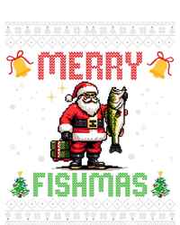 Merry Fishmas Santa Fishing Christmas Ugly Christmas Pajama Toddler Sweatshirt