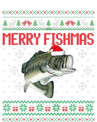 Merry Fishmas Ugly Christmas Sweater Angler Fishing Performance Fleece Hoodie