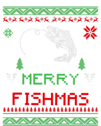 Merry Fishmas Ugly Fishing Christmas PosiCharge RacerMesh Polo