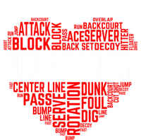 Field Hockey Love Hockey Player Heart Ice Hockey Sports Great Gift T-Shirt