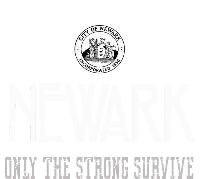 Newark New Jersey Only The Strong Survive Ceramic Star Ornament