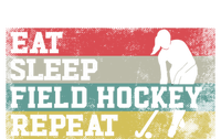 Field Hockey Retro Vintage Eat Sleep Field Hockey Repeat Gift Magnet