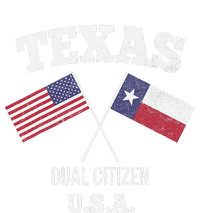 True Texan Dual Citizen Love Texas And America Softstyle Adult Sport Polo