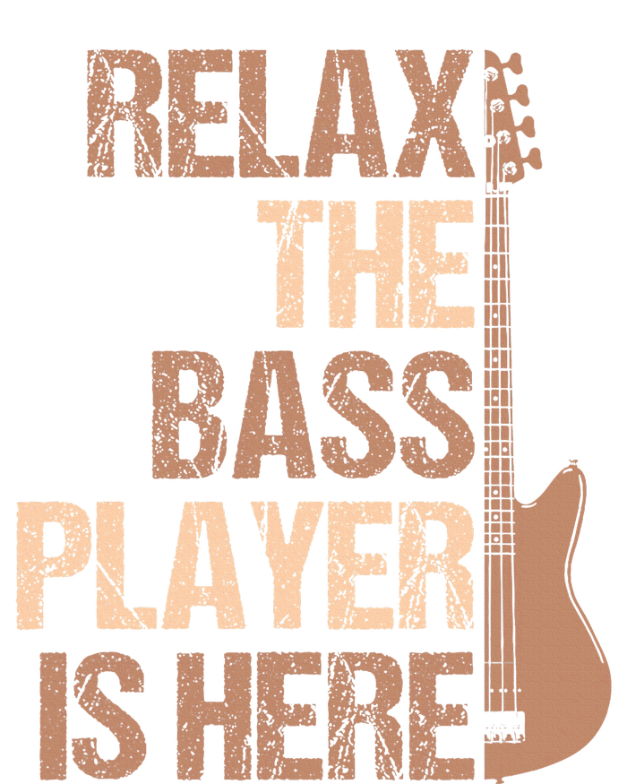 Relax The Bass Player Is Here For A Guitarist Gift Toddler Hoodie