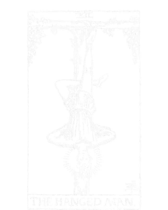 The Hanged Man Tarot Card Xii Kids Tie-Dye T-Shirt