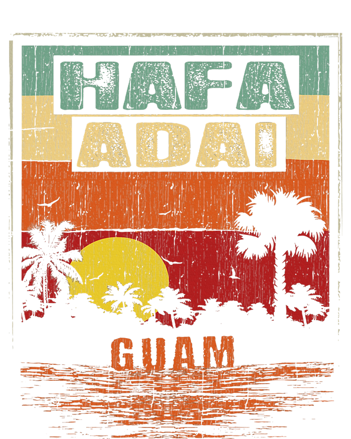 Tropical Guam Seal Hafa Adai Guam T-Shirt