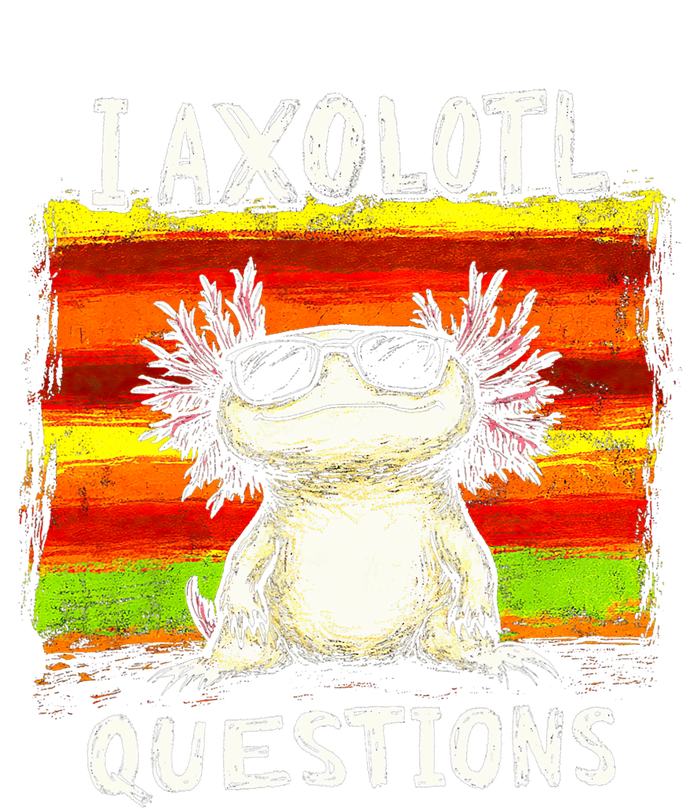 I Axolotl Questions Striped Beanie with Solid Band