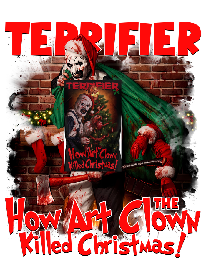 How Art The Clown Killed Christmas Art The Clown Movie Horror Christma Dry Zone Grid Polo