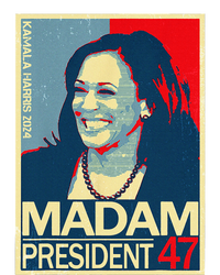 Madam President 47th President Vote Kamala Harris 2024 Dry Zone Grid Polo