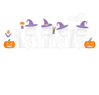 Kamala Harris Cat Lettering Funny Halloween Kamala Cat T-Shirt