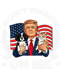 DonT Snack On Me Funny Cat Donald Trump Make Cat Safe Again Long Sleeve Pajama Set