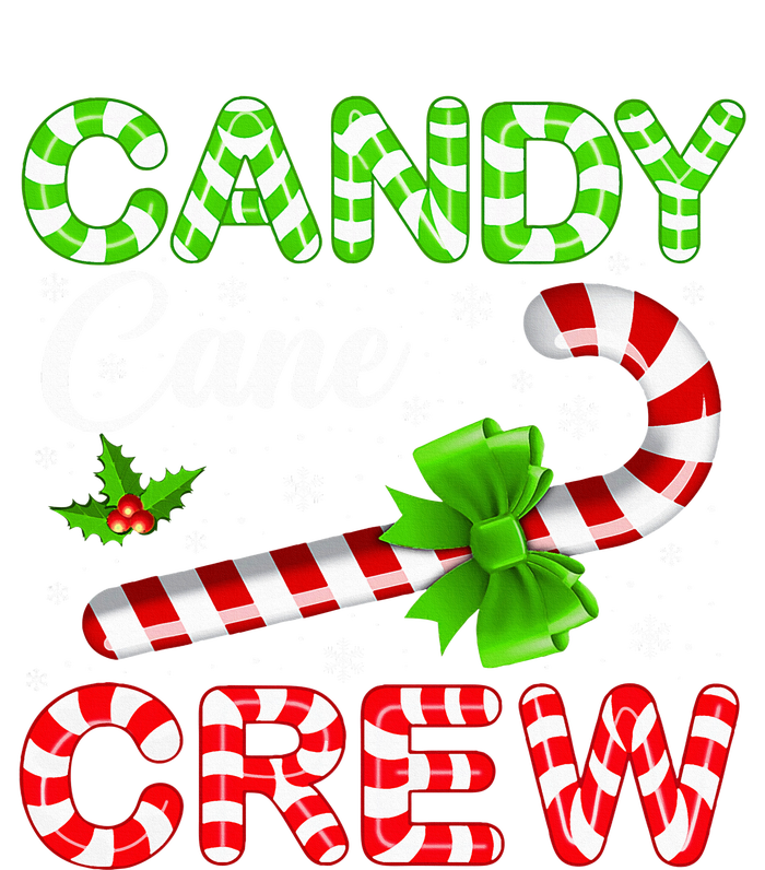 Candy Cane Crew Christmas Family Matching T-Shirt