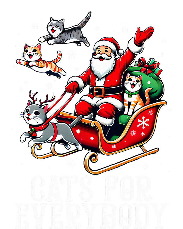 Cats For Everybody Christmas Cat Funny Xmas Baby Long Sleeve Bodysuit