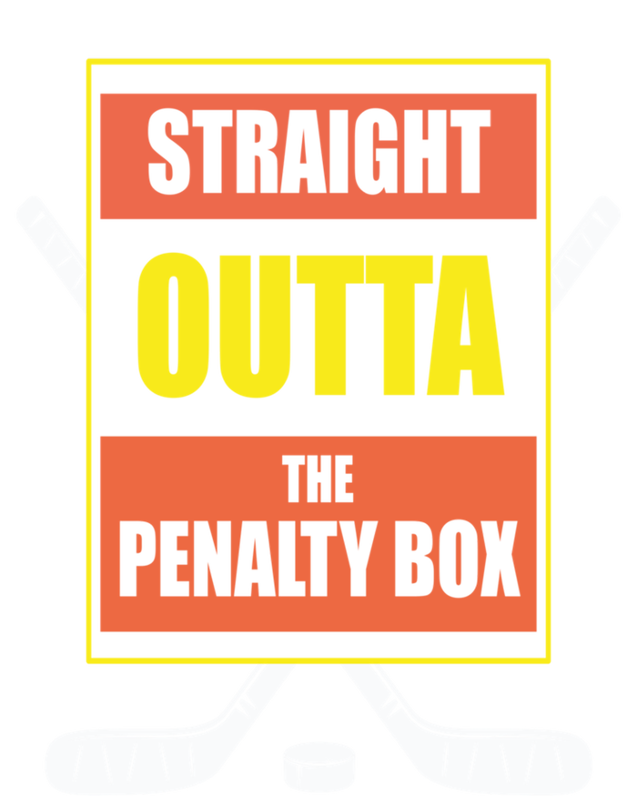 Funny Vintage Hockey Straight Outta The Penalty Box Gift T-Shirt