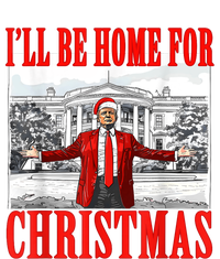 Ill Be Home For Christmas Santa Funny Trump Xmas Pajamas Women's Knotted Racerback Tank