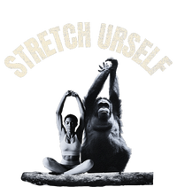 Stretch Urself Zen Yoga Orangutan & Woman Yoga Meditation T-Shirt