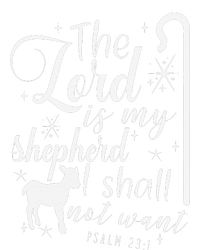 The Lord Is My Shepherd I Shall Not Want Retro Bibe Verse Women's Fleece Hoodie