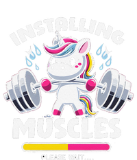 Unicorn Weightlifting Installing Muscles Gym Workout Fitness Toddler T-Shirt