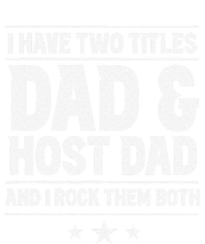 Two Titles Dad & Host Dad I Rock Them Both Mom Host Family Mousepad