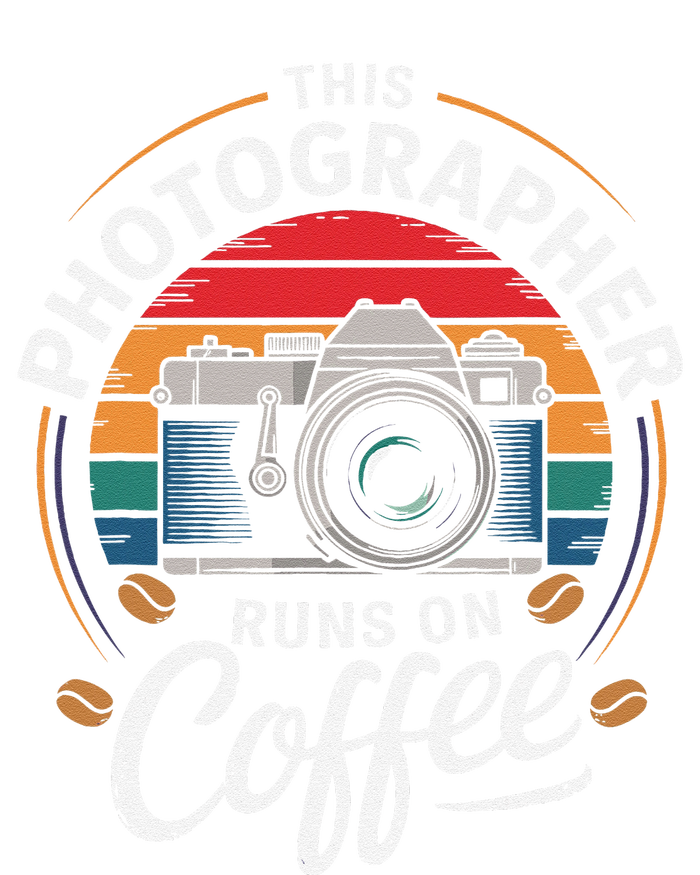 This Photographer Runs On Coffee Camera Metallic Star Ornament