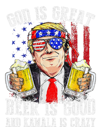 God Is Great Beer Is Good And Kamala Are Crazy Funny Trump T-Shirt