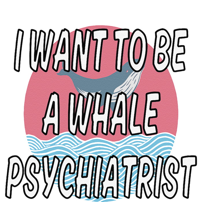 I Want To Be A Whale Psychiatrist Funny Trump 16 in Basic Backpack