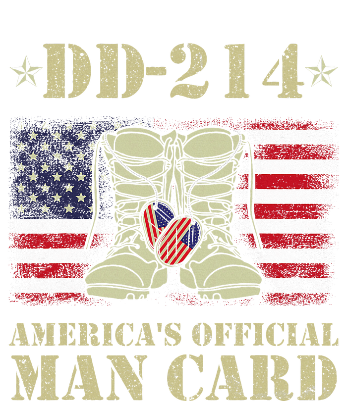 Dd214 Americas Man Card Veteran Day Served Flag T-Shirt