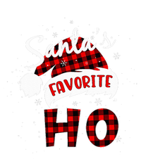 Santas Favorite Ho Christmas Red Plaid Buffalo Pajama Tall Long Sleeve T-Shirt