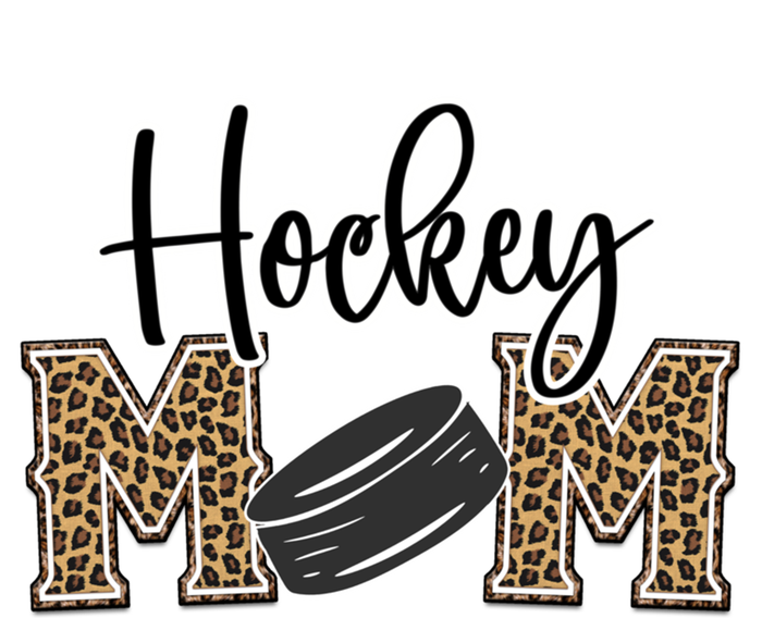 Hockey Mom Leopard Print Cheetah Ice Hockey Proud Mother Cool Gift T-Shirt