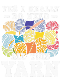 Yes I Really Do Need All This Yarn Knitting Crocheting Mesh Reversible Basketball Jersey Tank