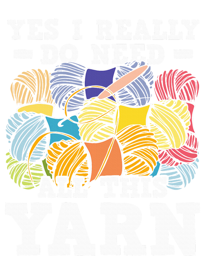 Yes I Really Do Need All This Yarn Knitting Crocheting Mesh Reversible Basketball Jersey Tank