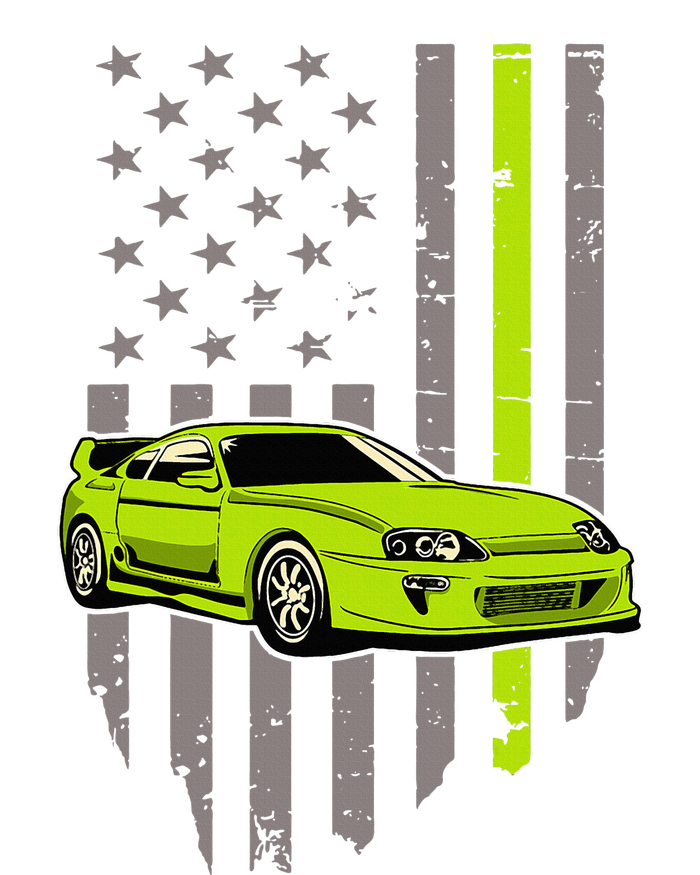 Usa Flag Green Mk4 Jdm Tokyo Supra Drift Car Street Racing Button