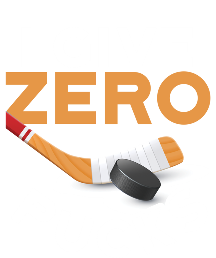 I Give Zero Pucks Hockey Design Funny Sports Pun Great Gift T-Shirt