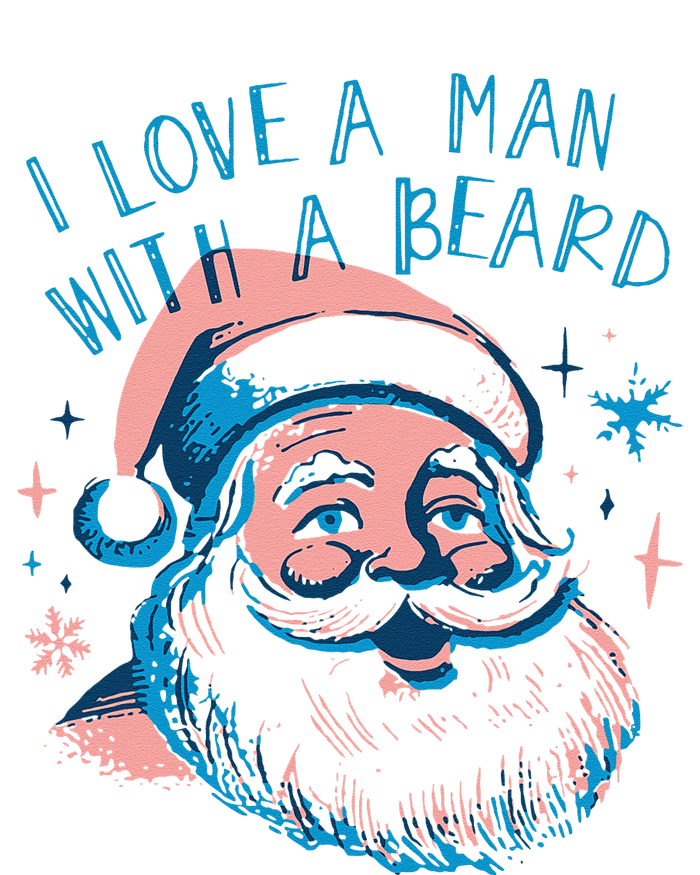 Funny Funny Christmas I Love A Man With A Beard Gift Baby Bodysuit