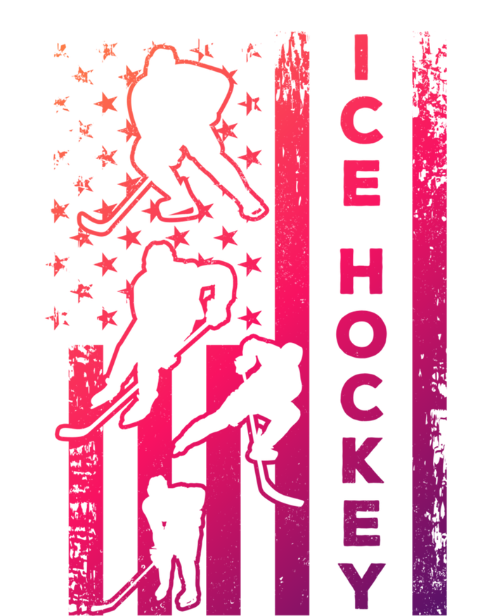 Ice Hockey America Flag I Ice Hockey Player Ice Hockey Flag Gift T-Shirt