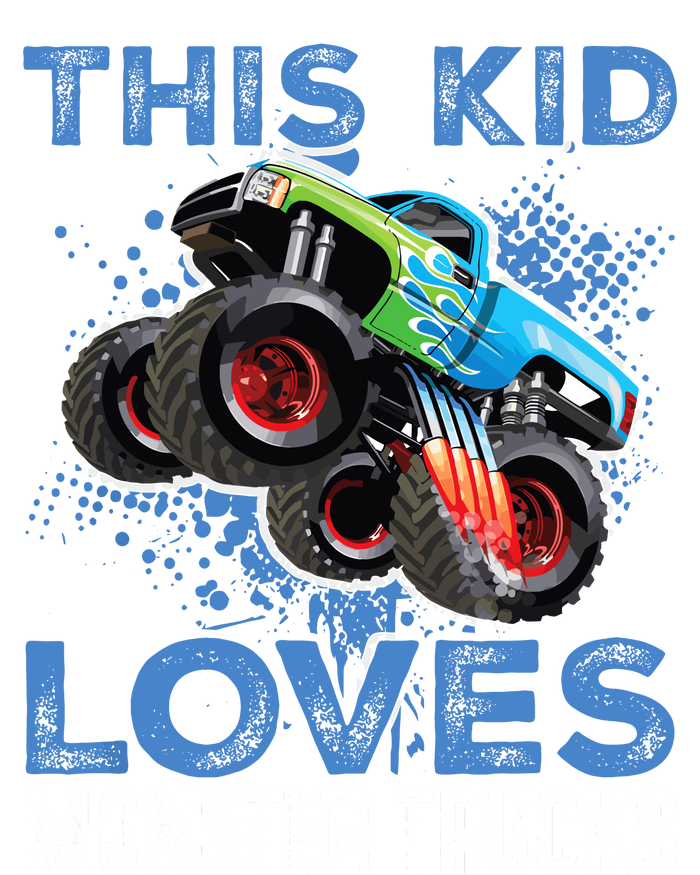 Monster Trucks Are My Jam For Boy V-Neck T-Shirt