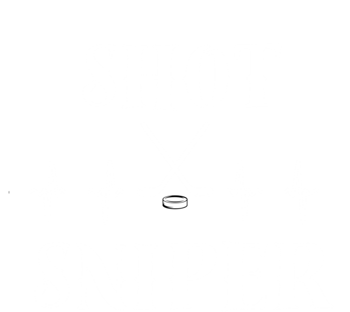 Ice Hockey Player Hockey Lover Shot Sniper Hockey Heartbeat Funny Gift Zip Tote Bag