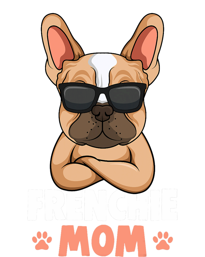 Frenchie Mom French Bulldog Dog Pom Pom 12in Knit Beanie