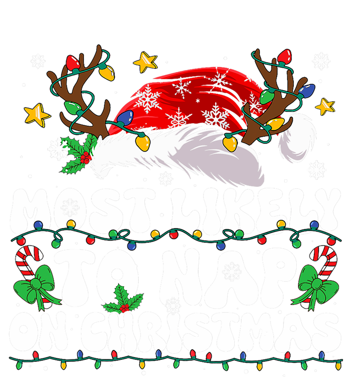 Funny Family Christmas Most Likely To Nap On Christmas Pajama Set