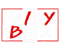 Funny Harris Walz 24 Hairy Balz 2024 Meme Democratics Vote T-Shirt