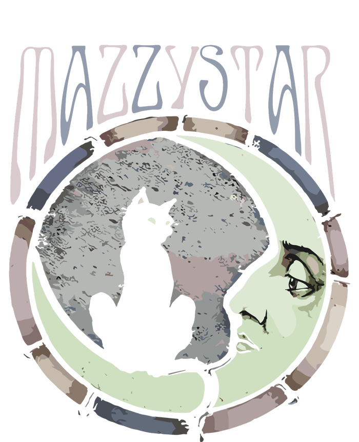 Mazzy Star Moon And Cat T-Shirt