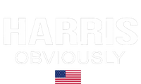 Harris Obviously For President 2024 Kamala American Flag T-Shirt