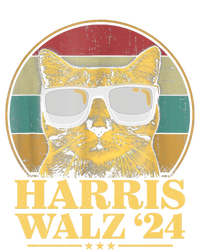 Harris Waltz 2024 Election Cat Lady Kamala Harris Tim Waltz Baby Long Sleeve Bodysuit