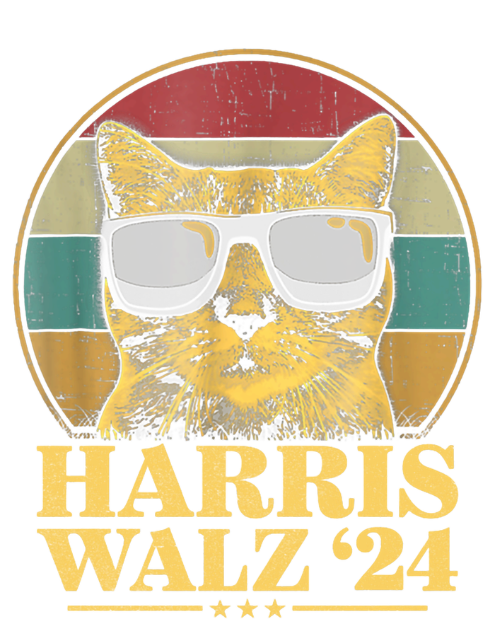 Harris Waltz 2024 Election Cat Lady Kamala Harris Tim Waltz Baby Long Sleeve Bodysuit